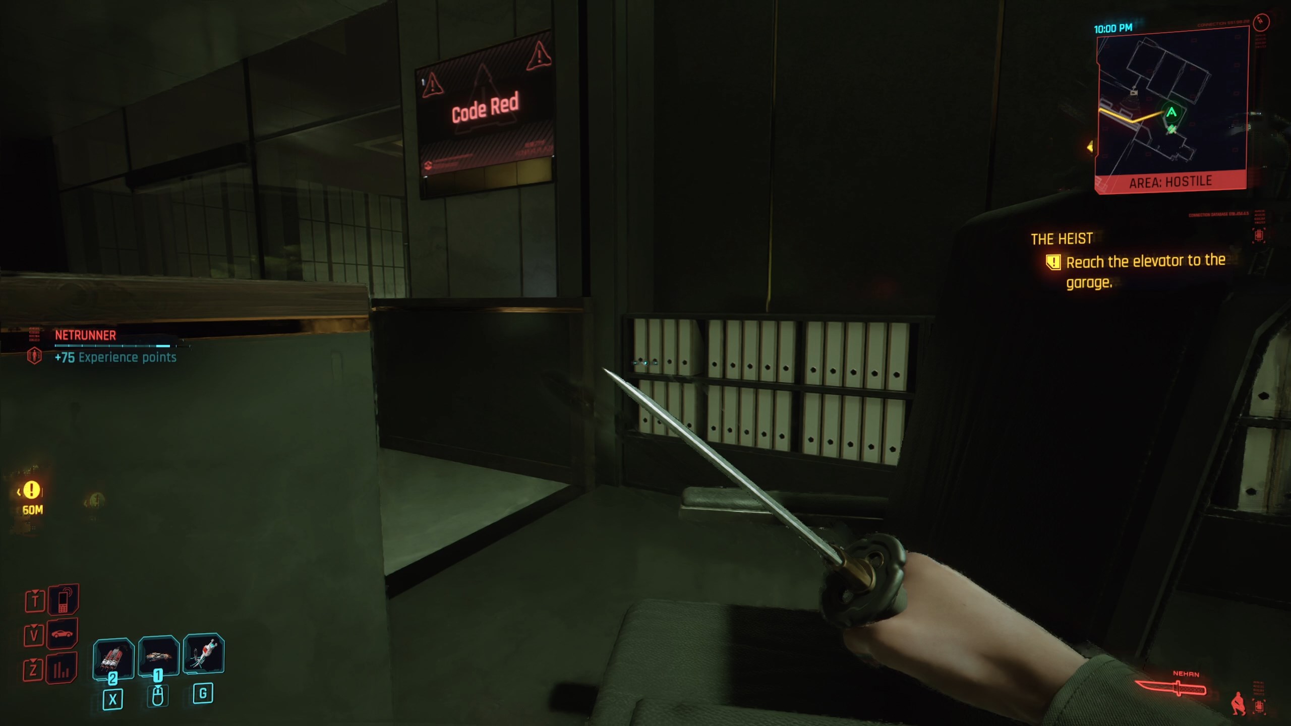 The casting becomes much more obvious when you see "Code Red" illuminated in pink.